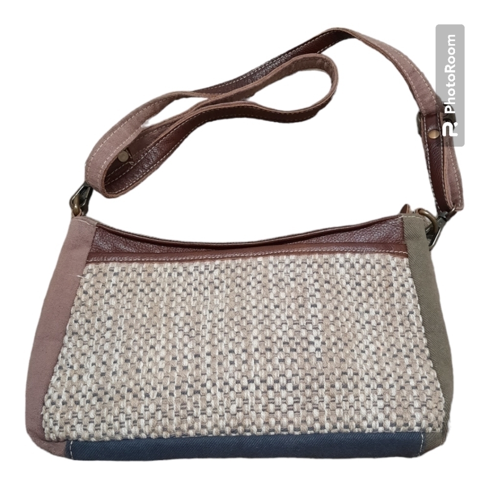 Myra Bag Crossbody Leather Intershell Tan Brown